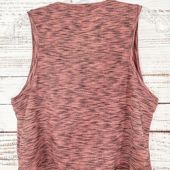 Zyia Active Heathered Pink Infinity Crop Tank, EUC, Size Medium, MSRP $47 - Picture 11 of 11